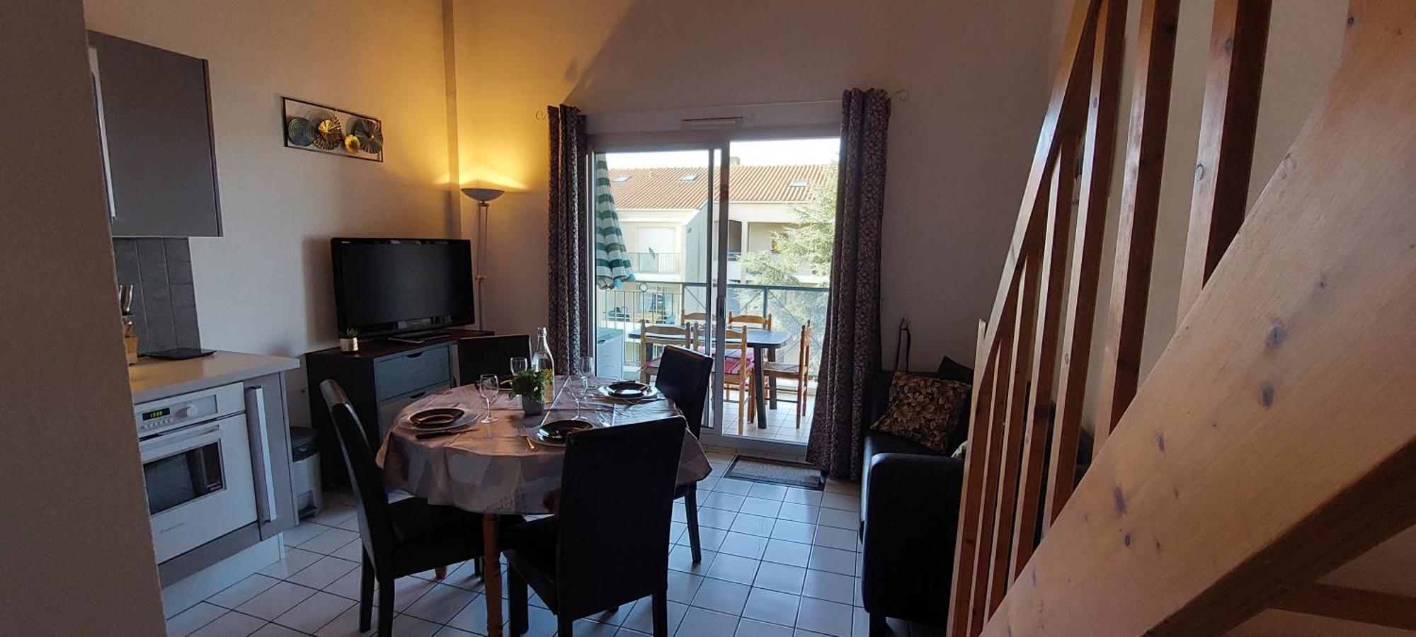 APPARTEMENT AU CALME AVEC PISCINE ET PARKING dans résidence securisée Saint-Jean-de-Monts Exterior foto